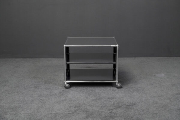 USM Haller Beistelltisch Graphitschwarz RAL 9011