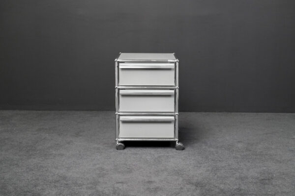 USM Haller Rollcontainer Mittelgrau RAL 7005