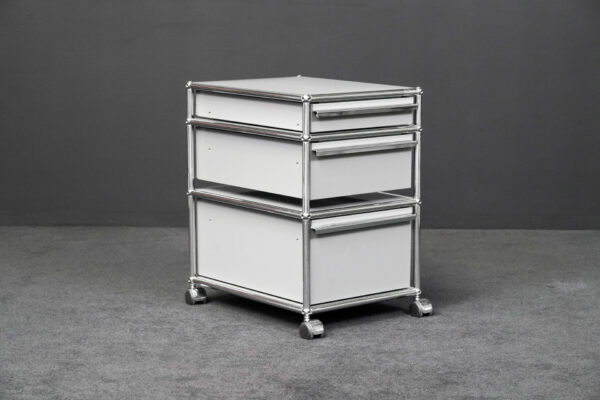 USM Haller Rollcontainer Mittelgrau RAL 7005