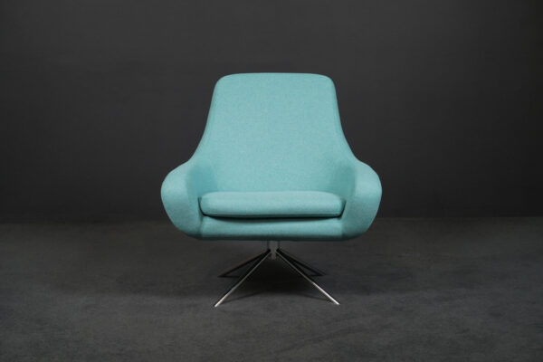 Softline Sessel Noomi Lounge Stoff / Hellblau