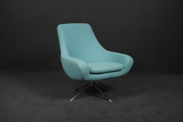 Softline Sessel Noomi Lounge Stoff / Hellblau