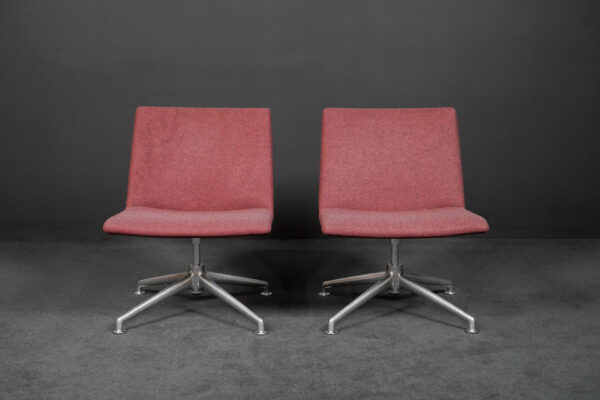 Brunner 2er Set Fina Lounge Stoff Dunkelrot