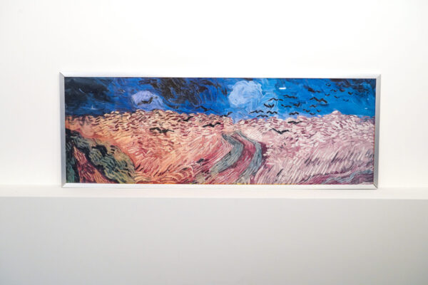 Gerahmter Kunstdruck "Vincent Van Gogh - Kornfeld mit Raben"