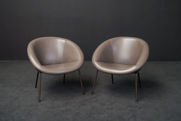 Walter Knoll 2er Set 369 Leder Braun