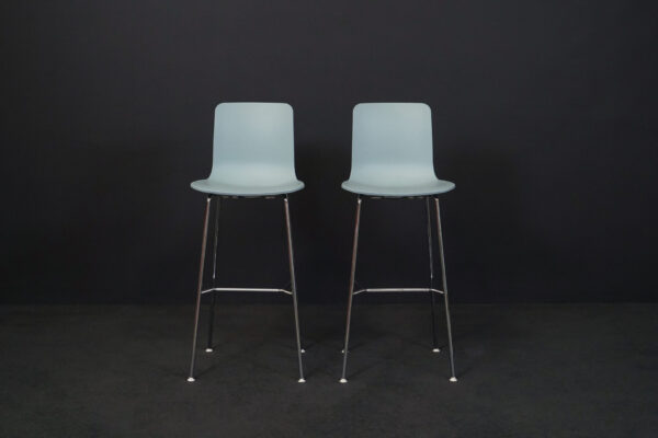 Vitra 2er Set HAL High Stool Hellblau