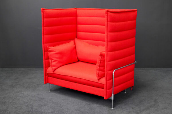 Vitra Alcove Loveseat Hopsak Rood