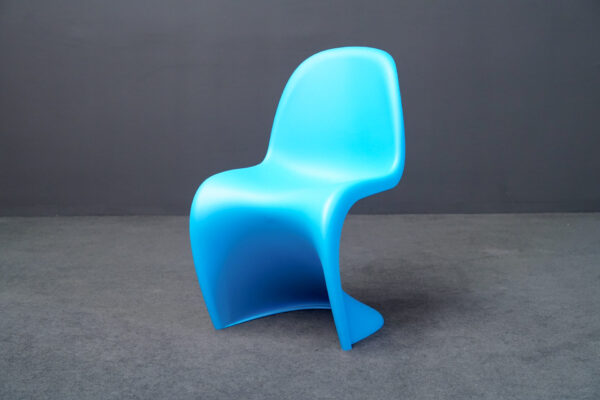Vitra Panton Stoel Plastic Blauw