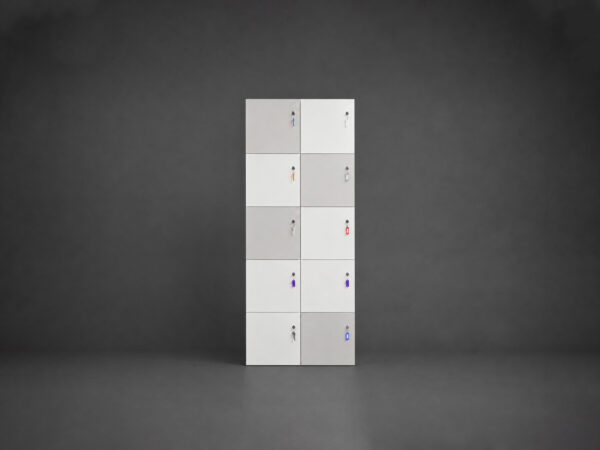 Bene Schrank mit Schließfächern