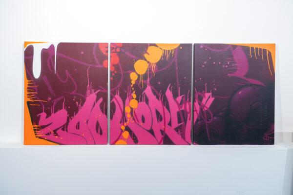 Triptychon auf Leinwand