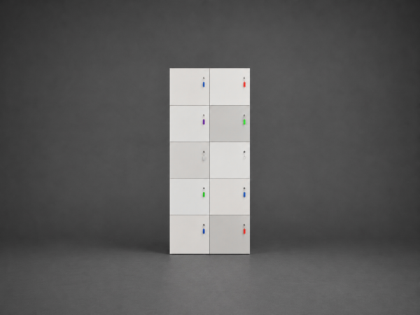 Bene Schrank mit Schließfächern