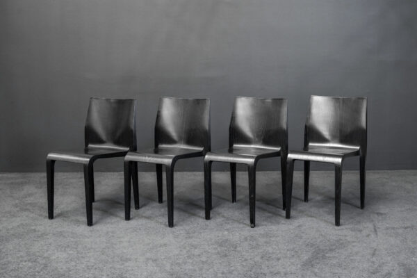 Alias 4x Laleggera Chairs Holz Schwarz