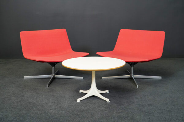 2x Arper Catifa + Vitra Nelson Beistelltisch