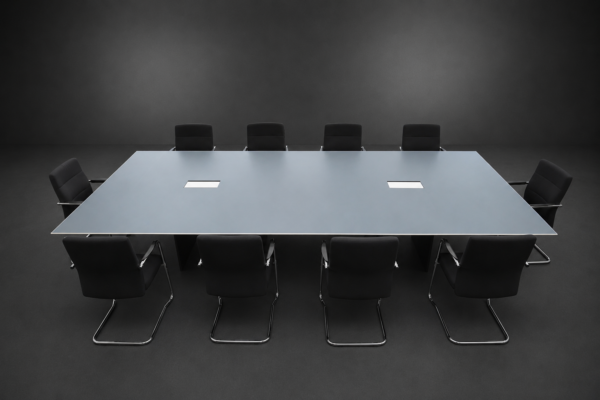 Konferenztisch Blau (ohne Stühle!)