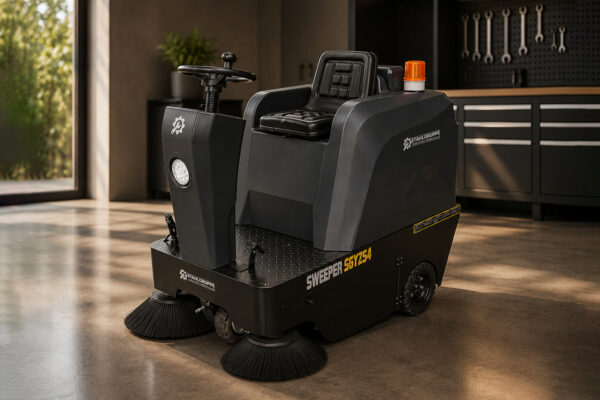 Steel Group SGYZS4 Ride-on Sweeper
