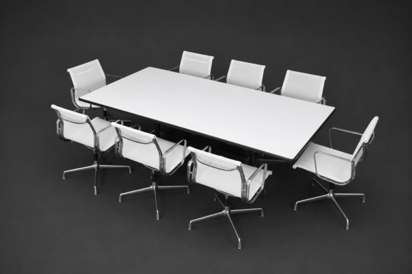 Vitra Gesegmenteerde Tabel + 8x EA 108