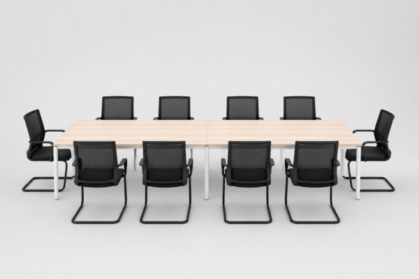 Höhenverstellbarer Konferenztisch (Ohne Stühle!)