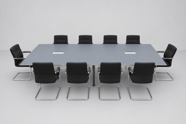 Konferenztisch Blau (ohne Stühle!)