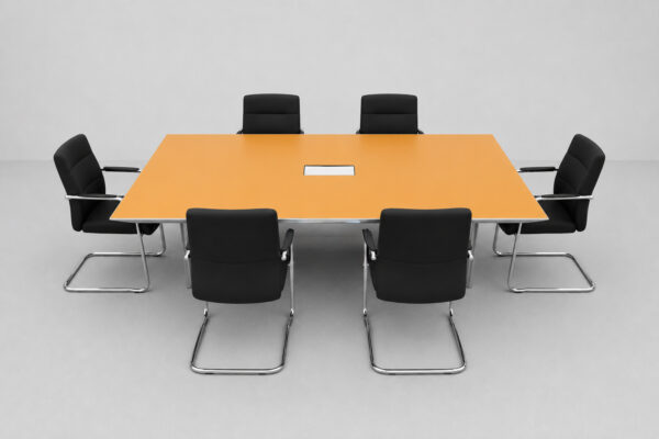 Konferenztisch Orange (ohne Stühle!)
