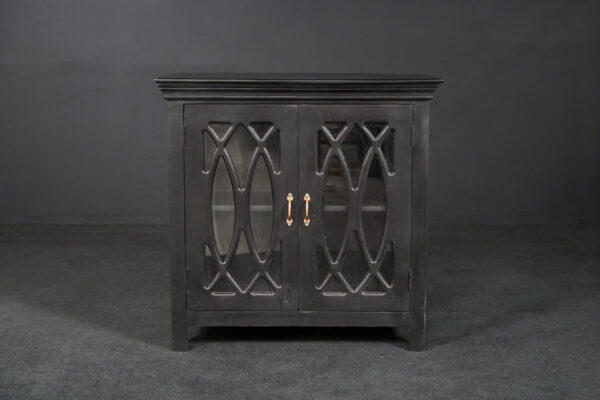 Black Wooden Chest of Drawers
