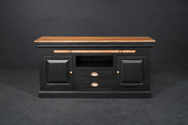Wooden sideboard natural / black