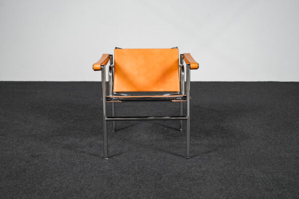Leather armchair with movable backrest (No brand!)