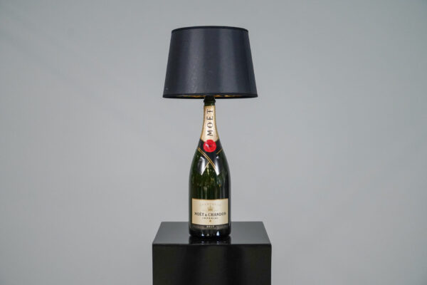 Decorative lamp from magnum bottle