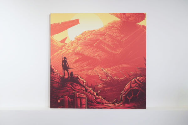 Star Wars Jakku Star Destroyer, toile encadrée