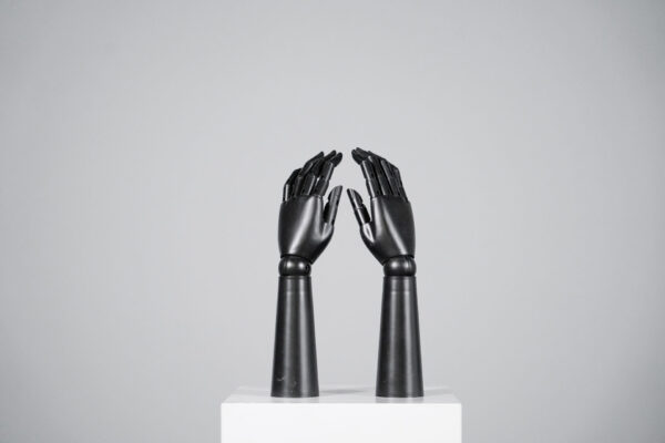 Handmodel van plastic