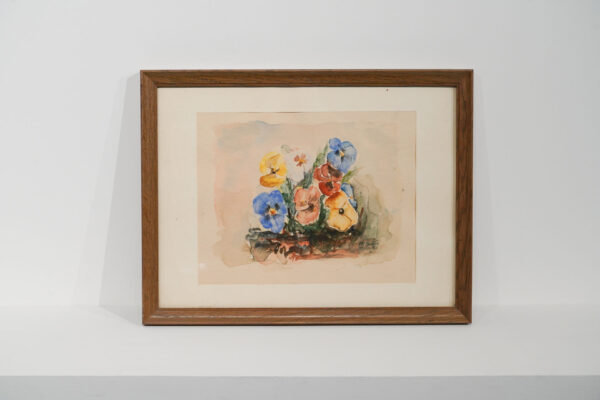 Gerahmtes Aquarell