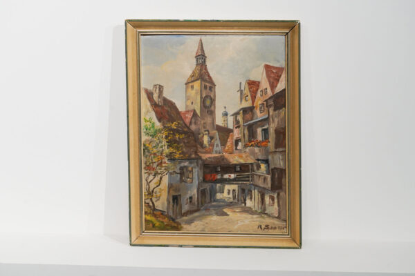 Gemälde in Holzrahmen