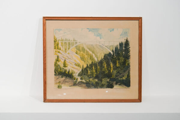 Aquarell der Echelsbacher Brücke
